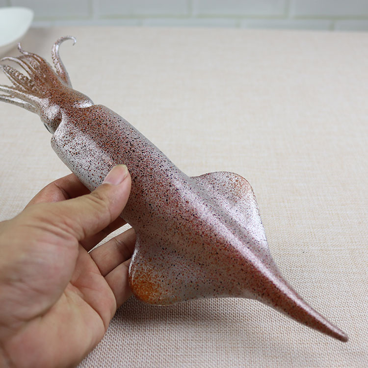 高仿真水产海鲜 假鱿鱼 仿真鱿鱼 模型 食物模型 模具拍摄道具