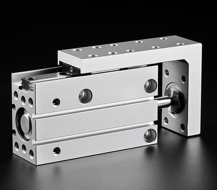 高精密滑台气缸 smc气动元件直线导轨气缸mxh6缸经全规格 可调