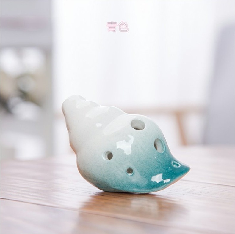 海螺乌龟陶笛6孔中音ac调初学乐器六孔笛子口哨地摊新奇创意玩具