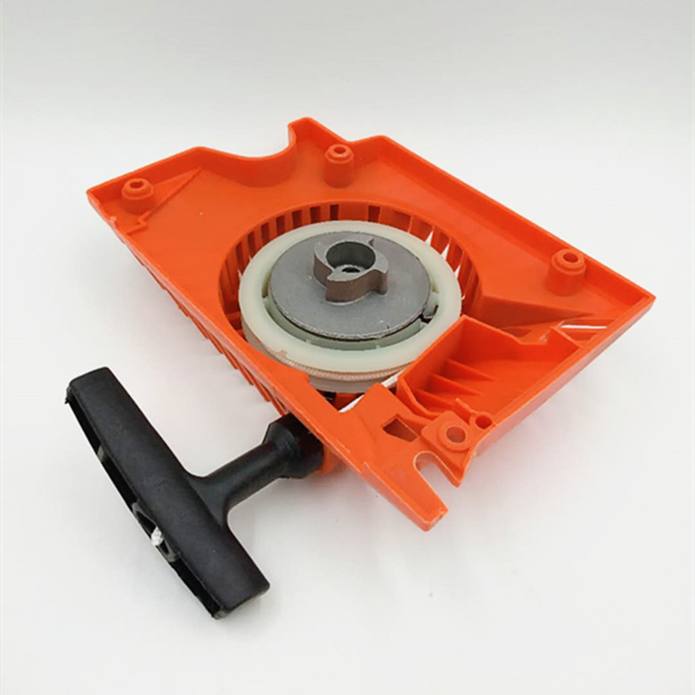 供应批发加厚款汽油锯启动器油锯拉盘伐木锯启动总成园林配件