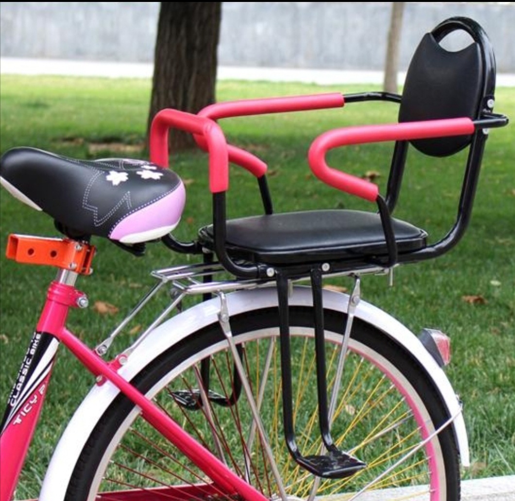 加厚自行车专用宝宝安全座椅安全后置婴儿童座椅电瓶车小孩围栏椅