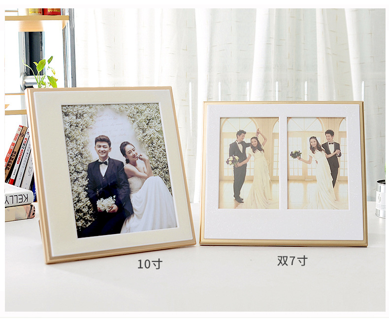 创意家居摆台连框横竖两用相框 婚纱影楼批发大相框 两框多尺寸
