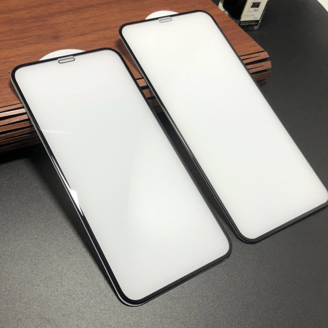 苹果xr钢化膜iphone xsmax手机膜3d曲面紫蓝光xs保护膜x点胶适用