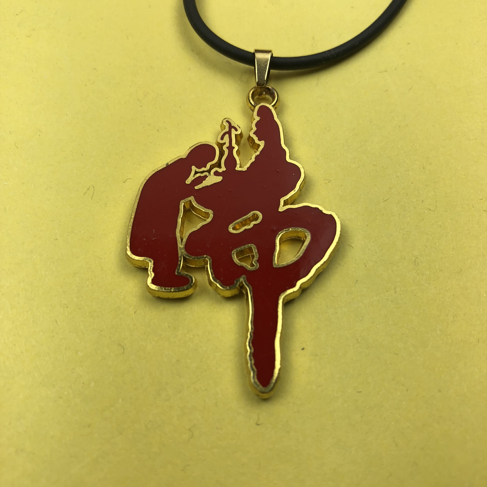 [弘慧] 厂家批发 珐琅童子拜观音佛字挂件 佛教用品(290-2金)