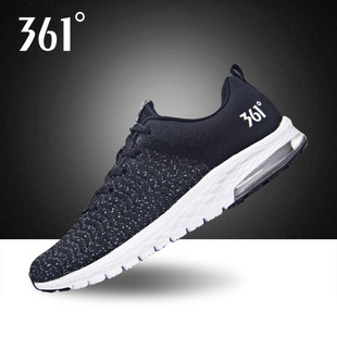 361男鞋运动鞋2018新款夏季361度网面透气休闲跑步鞋子571742237