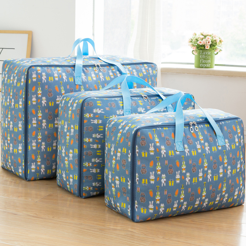 Factory Wholesale Direct Sales Oxford Cloth Clothing Storage Bag Set Quilt Bag Bedroom Storage Packing Bag