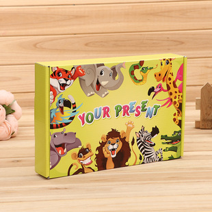 定做飞机盒彩色 儿童益智拼图包装盒 玩具盒批发瓦楞纸质