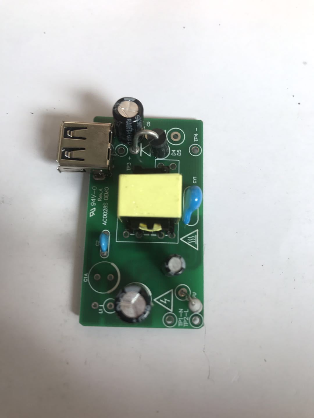 厂家研发生产5v2ausb充电器板电源适配器线路板充电头线路板