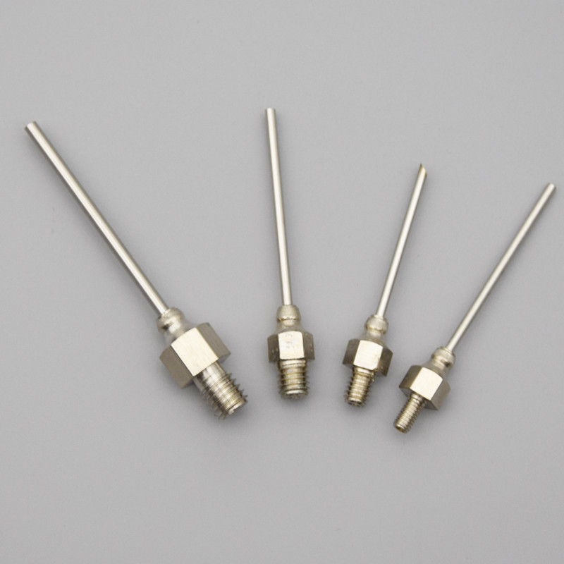 批发不锈钢针头点胶针头订 做外螺纹针头非标吹气针头m3m4m5m6