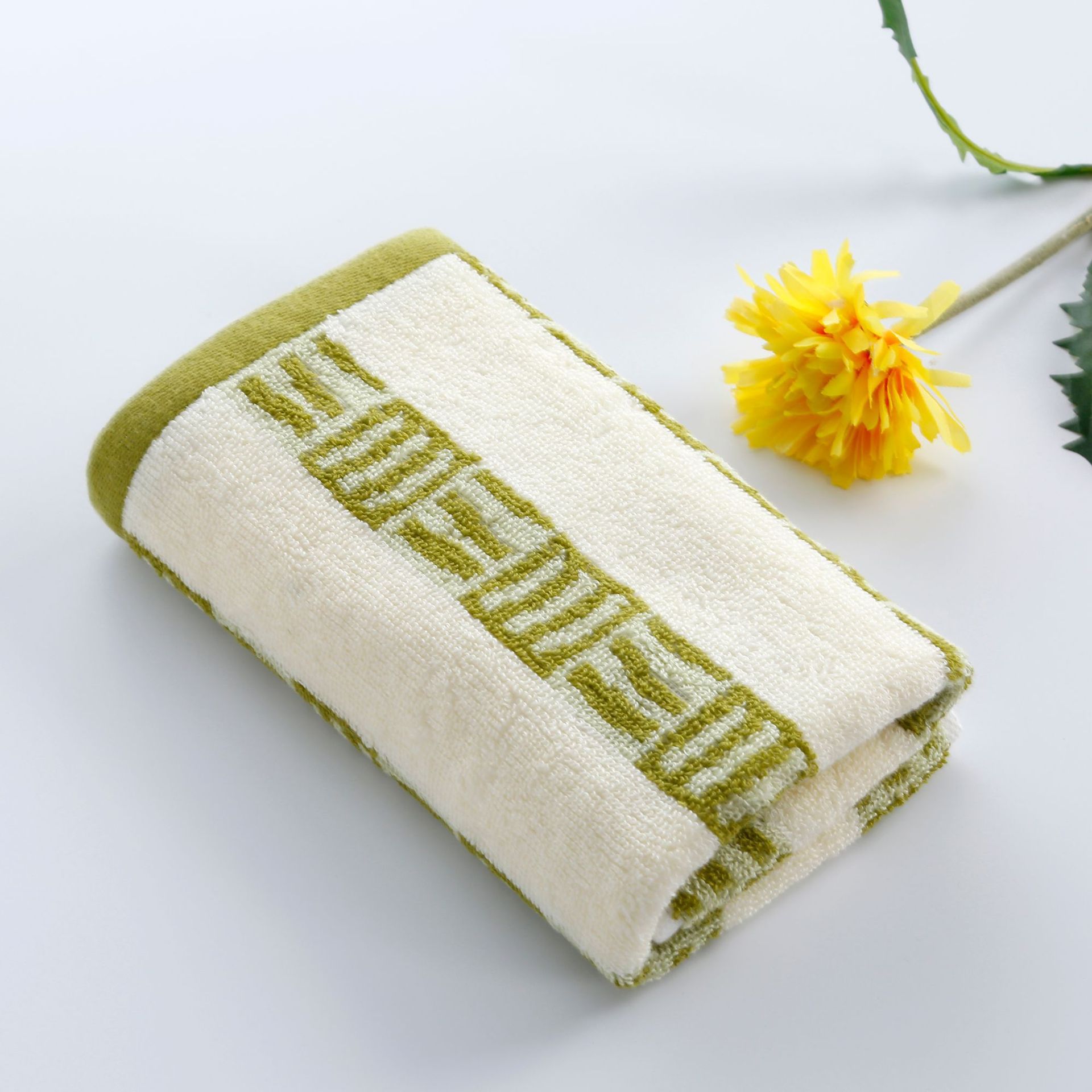 金号纯棉毛巾 素色毛巾 两色搭配 2183男女通用提缎柔软吸水毛巾