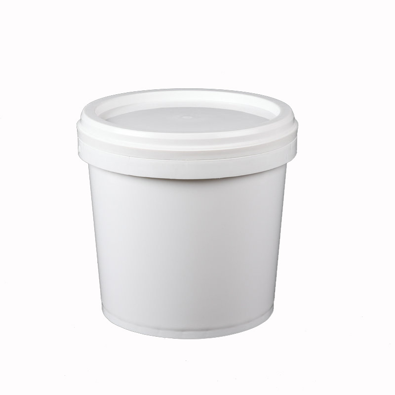 厂家批发白色5l油漆涂料桶 塑料桶pp涂料桶 油墨防水材料包装圆桶