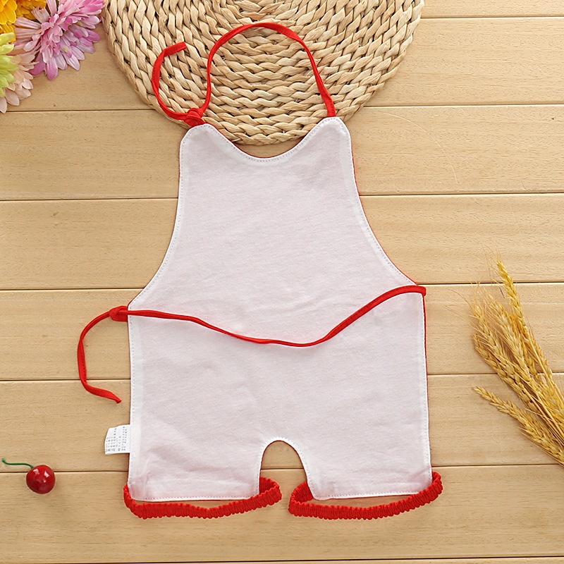 宝宝新生肚兜 可爱婴儿纯棉肚兜春冬通大红新生儿纱布肚兜包邮