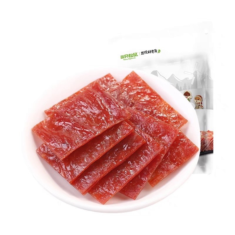 (一件代发)三只松鼠原味猪肉自然片150g
