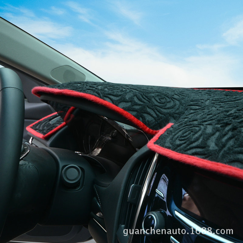 汽车仪表台避光垫遮光垫防晒遮光法兰绒防晒垫遮阳挡防反光避光垫