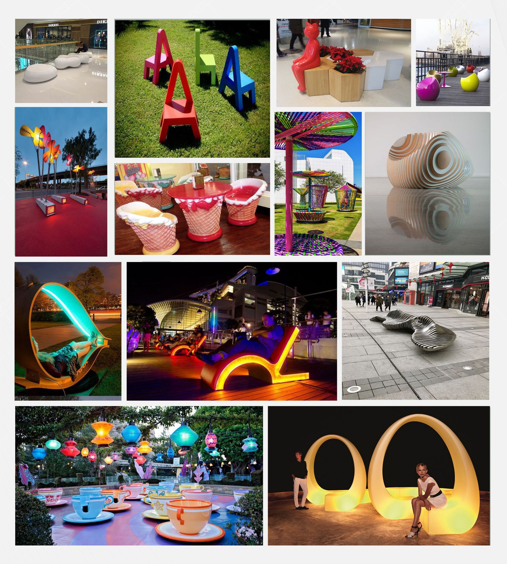 商场美陈商场节庆圣诞主题布置小清新折纸风互动装置创意橱窗美陈