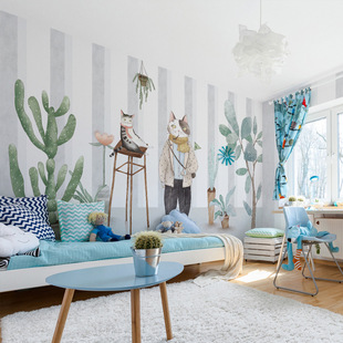 幼儿园手绘墙画