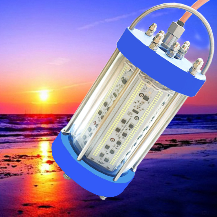 厂家直销集鱼灯钓鱼灯大功率捕鱼灯引鱼灯筏钓灯led水下诱鱼灯