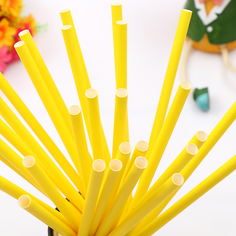 厂家定做环保纸吸管 彩色一次性纸质吸管果汁派对酒吧吸管批发