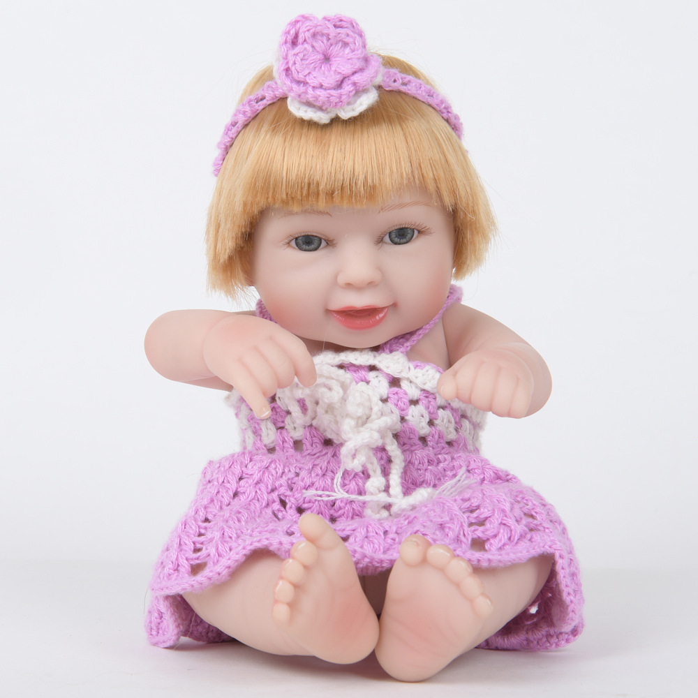 儿童玩具礼品玩具娃娃仿真婴儿可洗澡全胶硅胶娃娃搪胶婴儿ebay