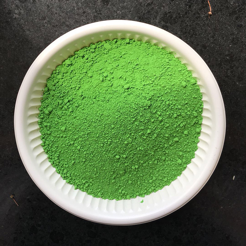 厂家批发美术绿 翠绿 无机氧化铁颜料 氧化铁绿