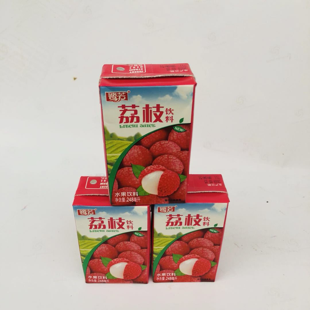 惠尔康水果饮料 鹭芳荔枝汁248ml*24盒/箱 休闲健康饮品