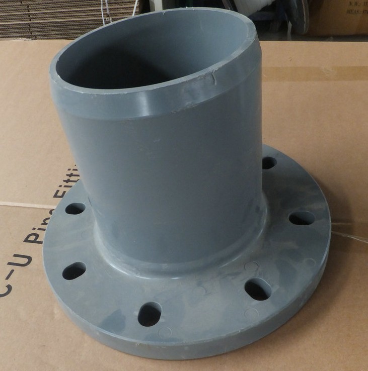 pvc-u插口法兰-盘插短管-直接-乙管400mm