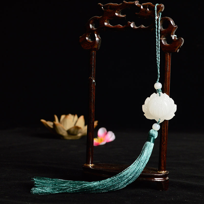 批发三生三世十里桃花玉清昆仑扇折扇坠箫坠汉服配饰腰佩流苏玉佩