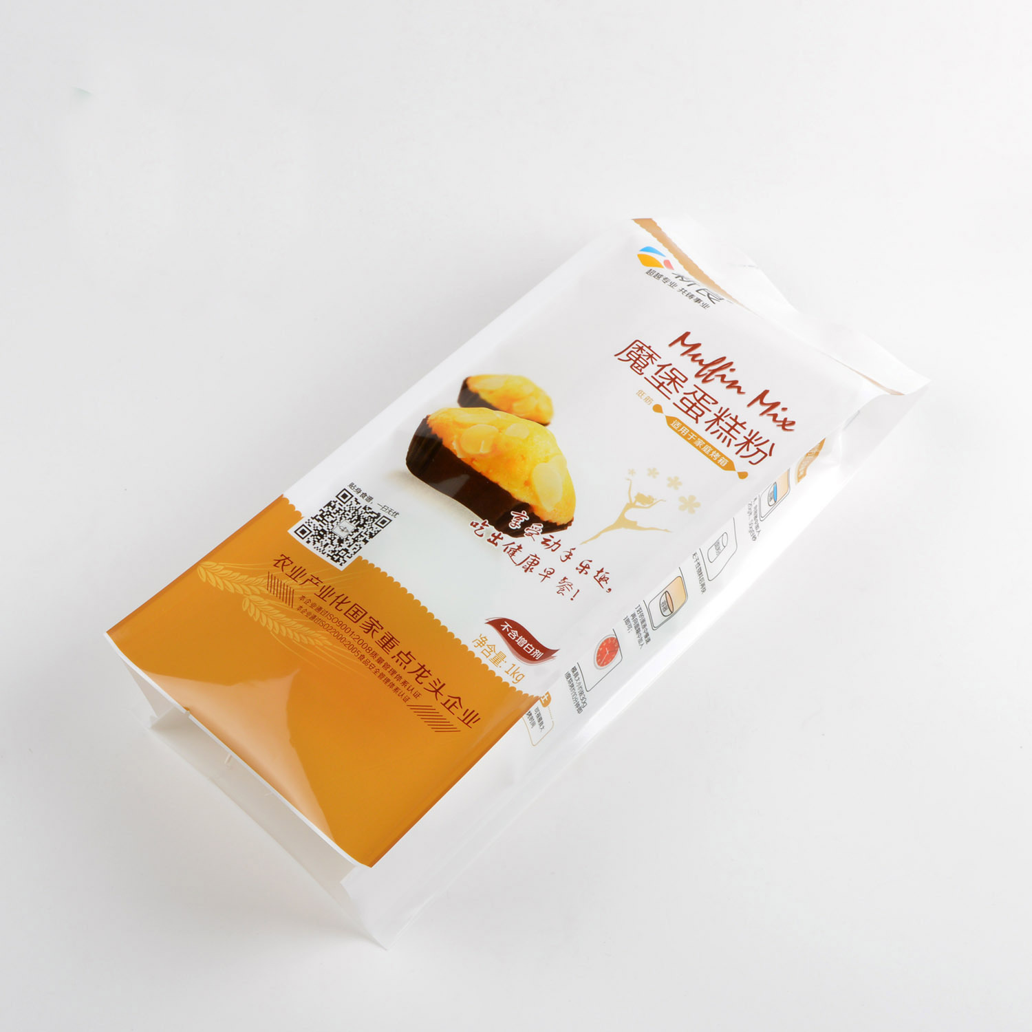 北京专业生产魔堡蛋糕粉塑料袋 四边封风琴生粉面粉包装袋