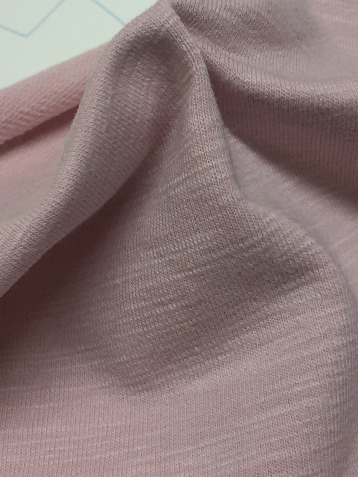 现货40s奥戴尔竹节精棉拉架平纹小毛圈鱼鳞竹节棉卫衣面料