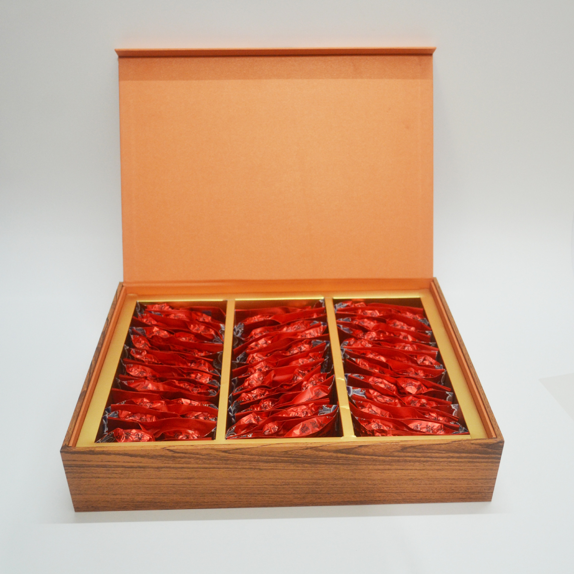 供应 现款茶叶包装盒纸盒定做 木质茶叶盒大红袍茶叶包装礼盒厂家批发