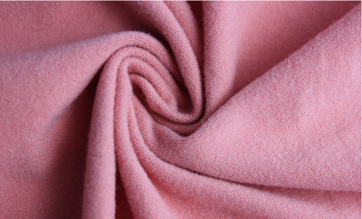 现货牛奶丝双面磨毛布针织四面弹莱卡面料t恤文化衫打底衫面料