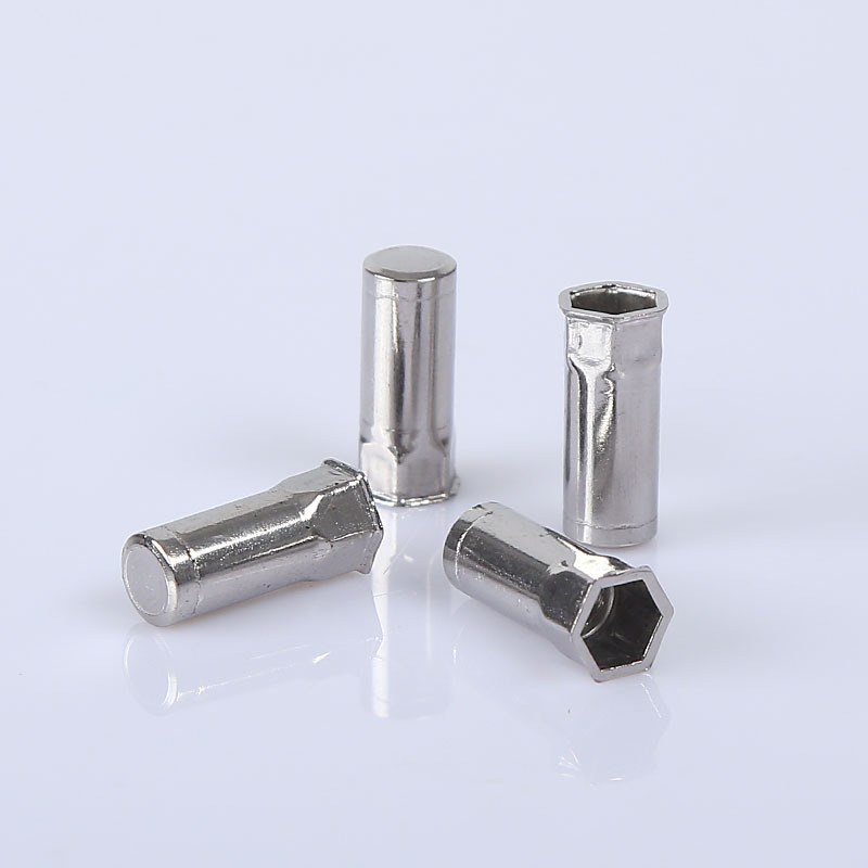 不锈钢小沉头半六角封闭型拉铆螺母 小头内外半六角盲孔拉帽定制