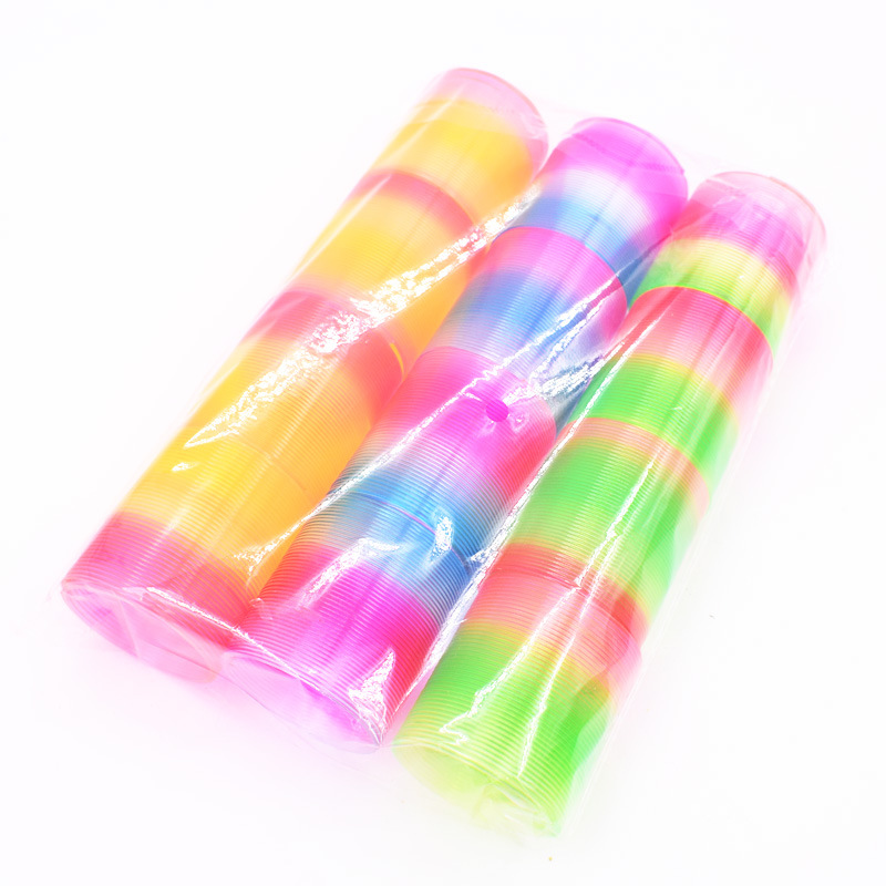 小号叠叠乐表演彩虹玩具彩虹圈儿童成人弹力一元店两元店地摊批发