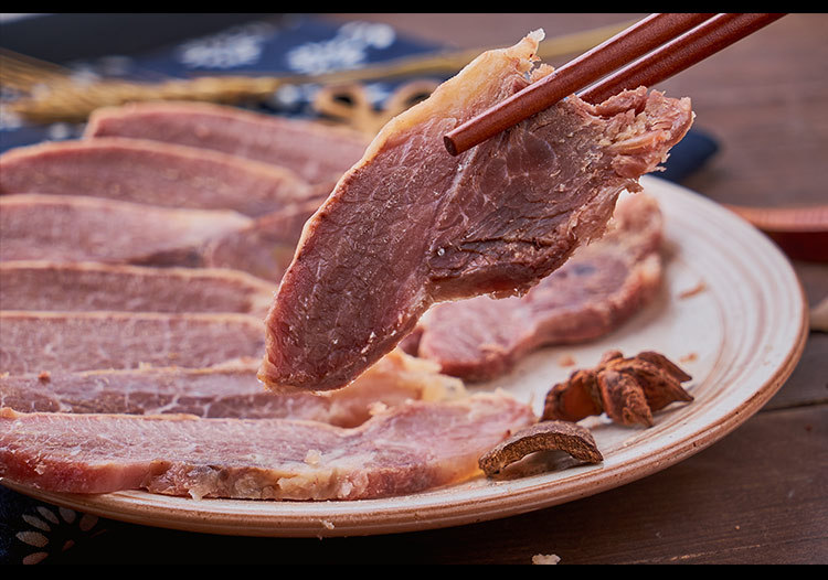 金牛足五香牛肉200g袋装真空包装清真卤牛肉黄牛肉熟食清真