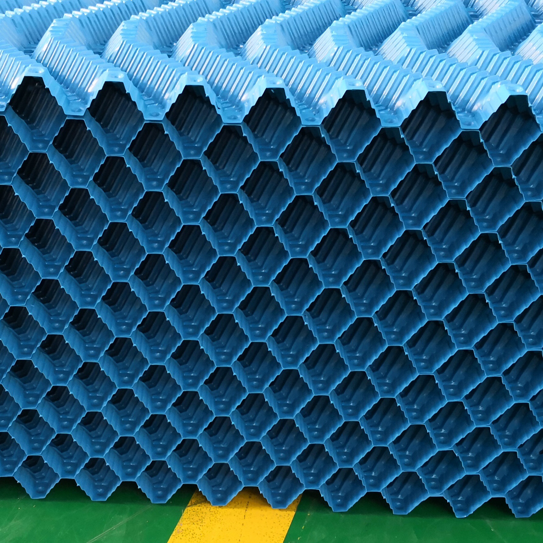 厂家现货供应pvc冷却塔填料 s波凉水塔淋水片 pvc收水填料 品质好