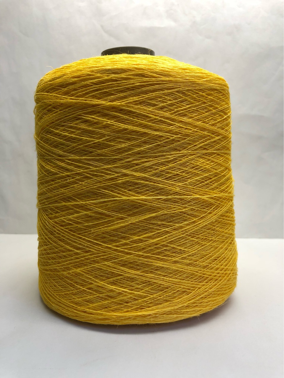 亚麻色纱全麻纱黄色100%法国进口亚麻原料湿纺麻线