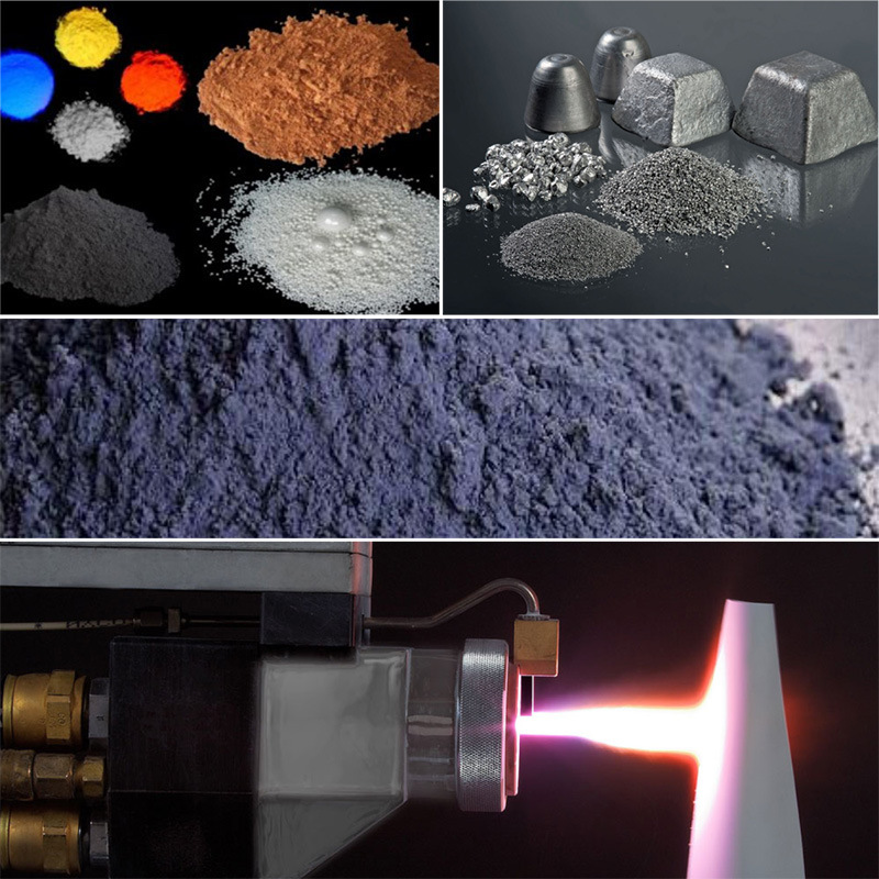 电弧喷涂金属丝材超音速碳化钨等离子氧化铝喷涂粉末材料选型