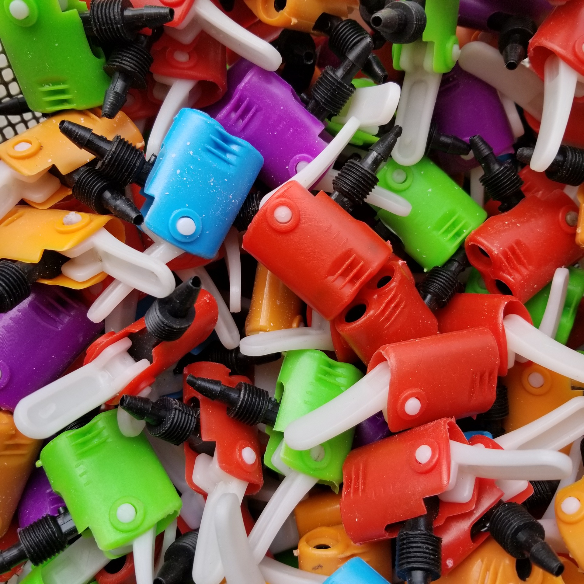 打气筒配件白色美式充气嘴 多功能英嘴美嘴法嘴气嘴通用气嘴压把