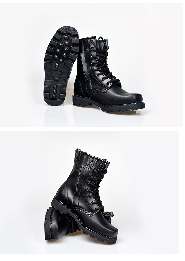 春秋防爆靴男作战靴特种兵军靴配发高帮军勾战术暴保安鞋沙漠作训