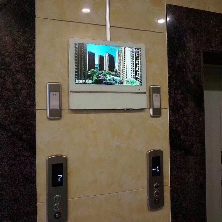 19寸22寸超薄壁挂广告机分众双屏电梯楼宇商场广告机显示屏播放器