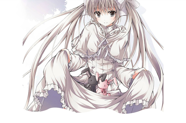 缘之空春日野穹cos服穹妹兔耳洋装cosplay服装女装lolita裙 兔子