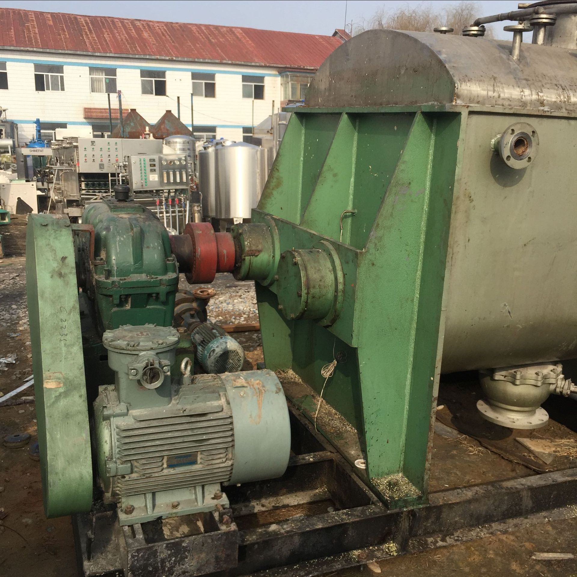 低价处理二手捏合机 二手真空捏合机二手电加热捏合机1500l捏合机