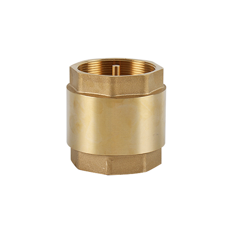 全铜加厚弹簧止回阀立式单向水管止逆阀4分至4寸水泵水管止水阀