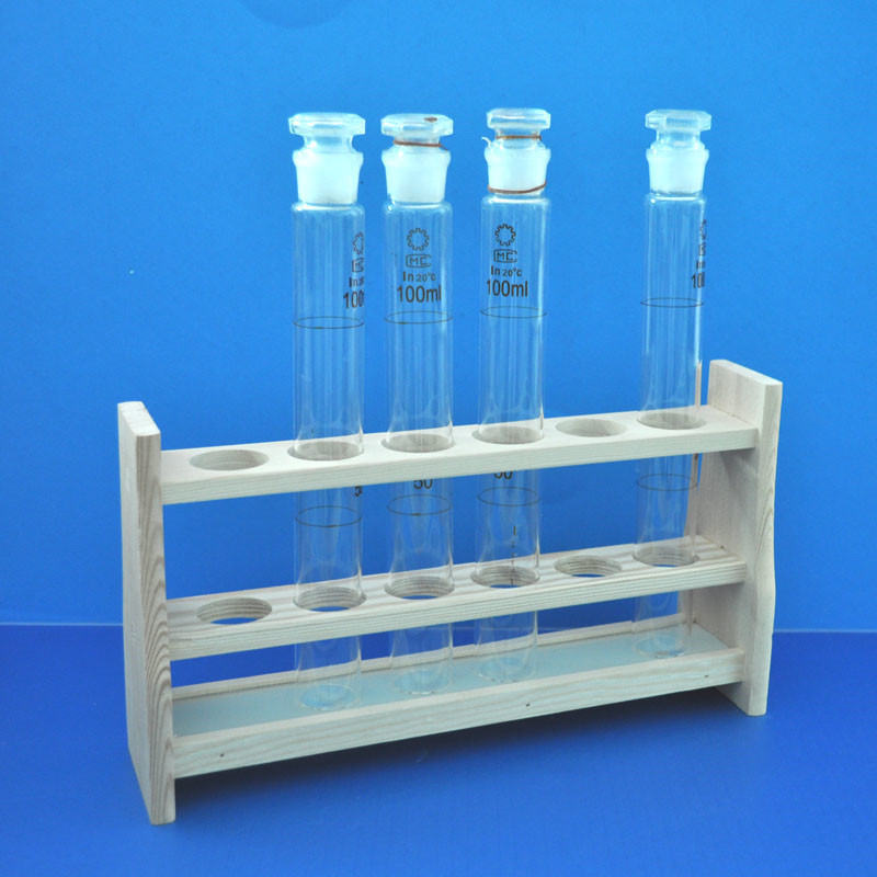 木制比色管架10 25 50 100ml 6孔12孔 比色管架 木质试管架-阿里巴巴