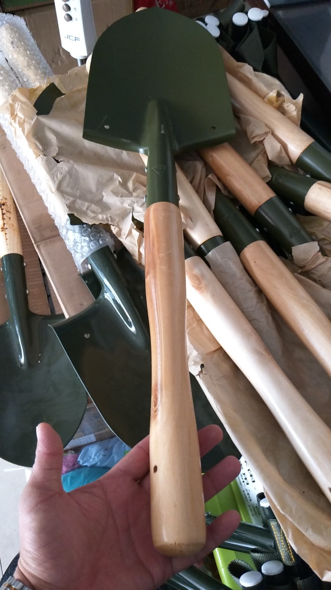 6411战备锹205工兵铲军户外铲子钓鱼工兵锹木把兵工军工铲小铁锹