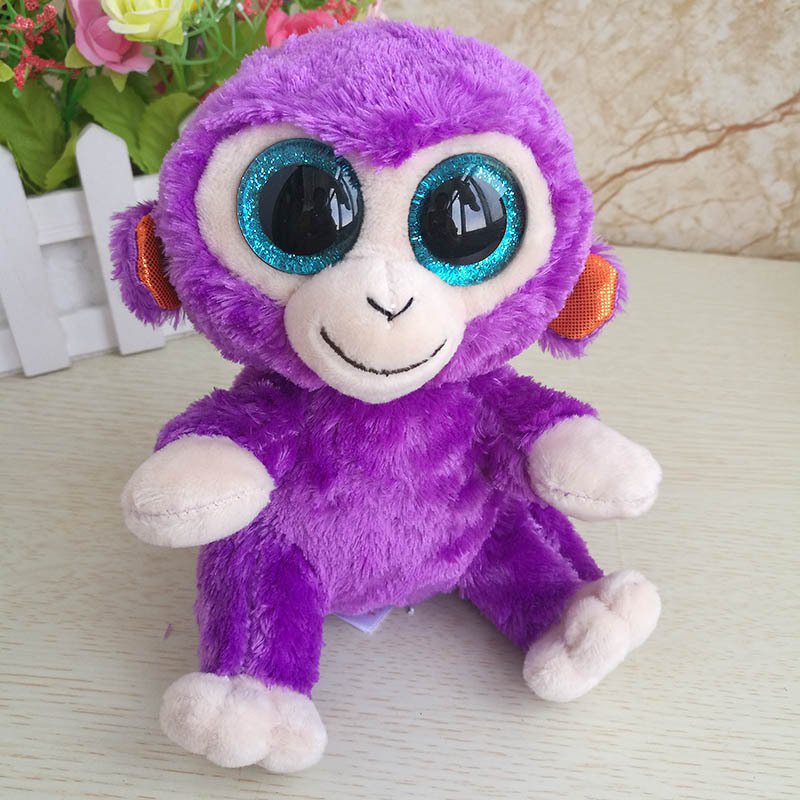 大眼睛毛绒玩具陆地动物马牛羊狐狸鹿狗猫兔大象狮猴独角兽木乃伊