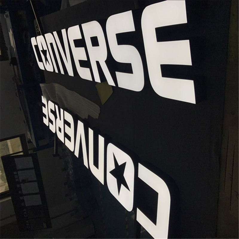 亚克力不锈钢发光字招牌门头户外led广告牌无边字迷你背光字-报价