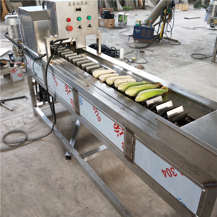 鲜玉米切段机 玉米切头去尾机 厂家直销全自动不锈钢切段机