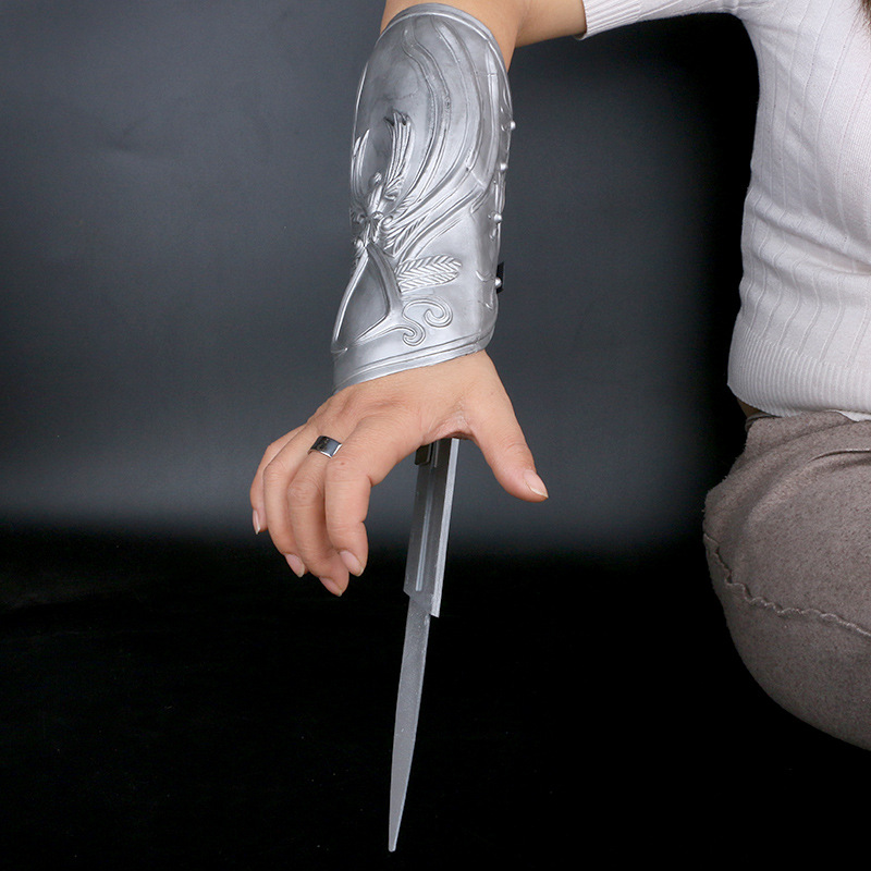 定做刺客信条3cosplay道具艾吉奥佛罗伦萨单线控三段袖剑