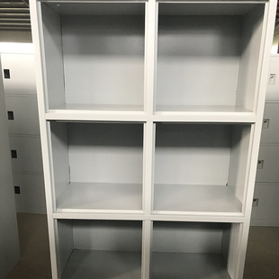 八门更衣柜钢制挂锁宿舍员工鞋柜定做铁皮商超大储藏储物柜8门